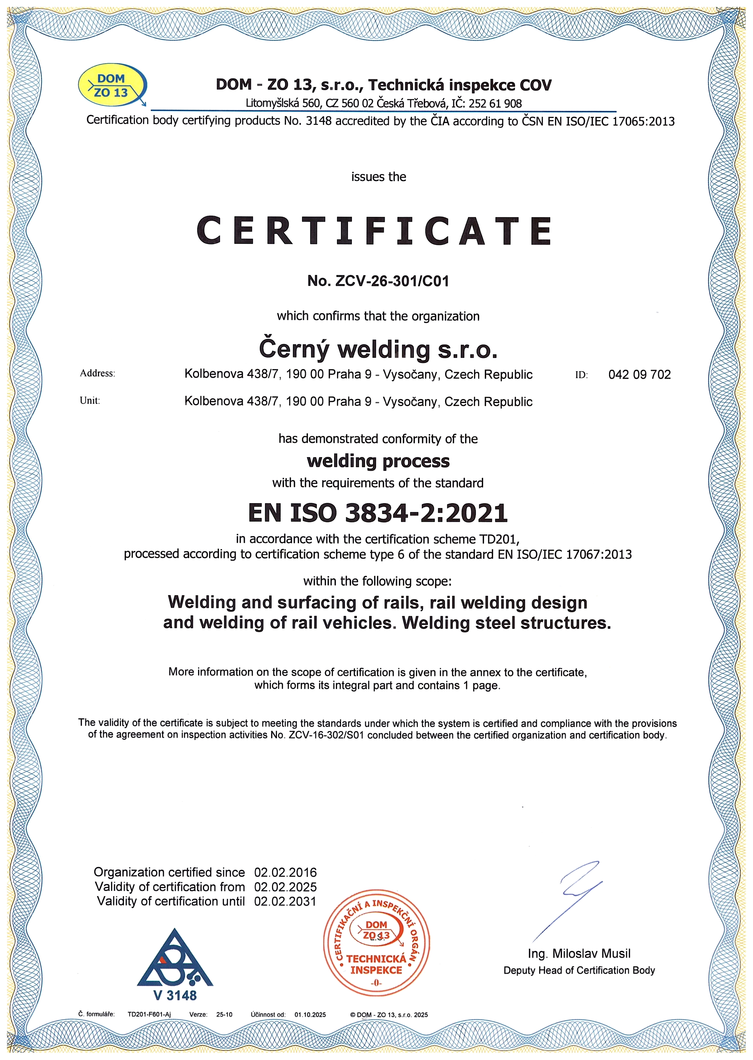 ČSN EN ISO 3834-2 2022 EN1